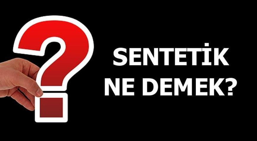 Sentetik Ne Demek? Tdk'ya Göre Sentetik Kelimesinin Anlamı Nedir? - En ...