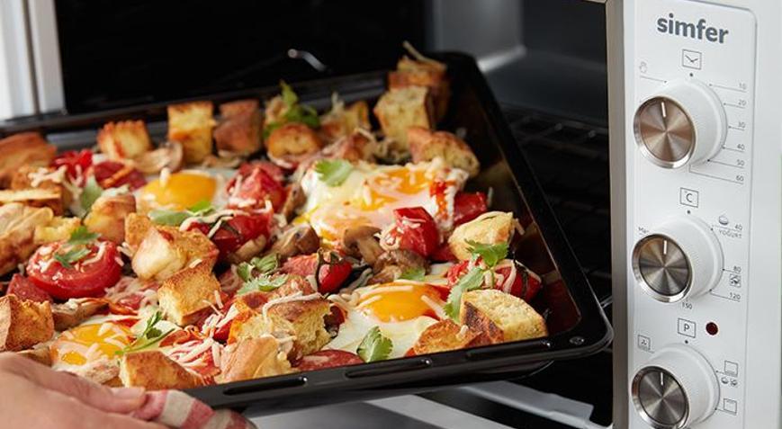 Fırında kahvaltı tepsisi tarifi