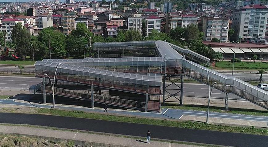 Karadenizde labirent üst geçitler şaşırtıyor