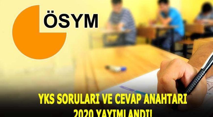 YKS Soruları-cevap Anahtarı 2020 AÇIKLANDI! ÖSYM AYT-TYT-YDT Soruları ...