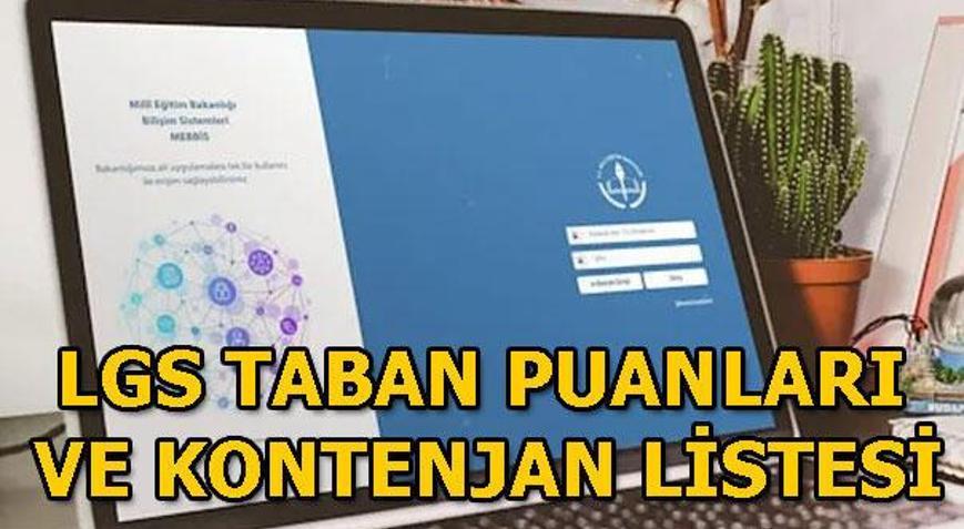 LGS taban puanları ve yüzdelik dilimler - MEB 2020 yüzdelik puan dilimleri sorgulama sayfası