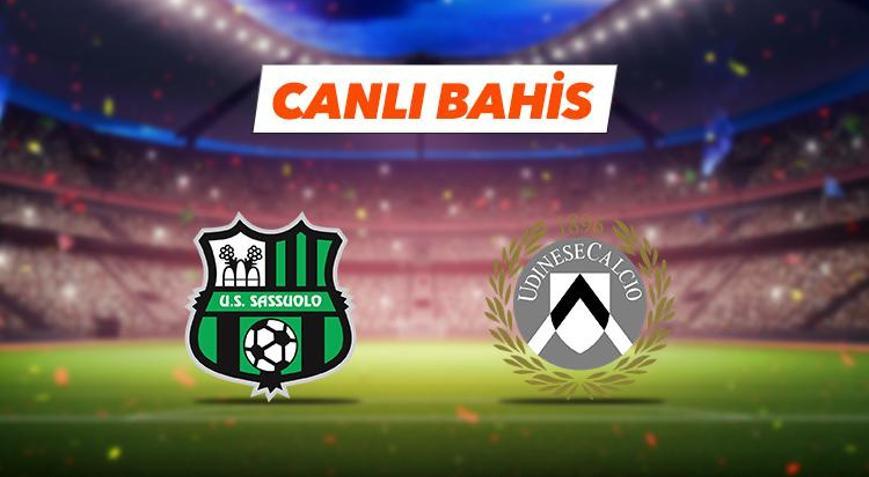 Sassuolo - Udinese maçı Tek Maç ve Canlı Bahis seçenekleriyle Misli.com’da