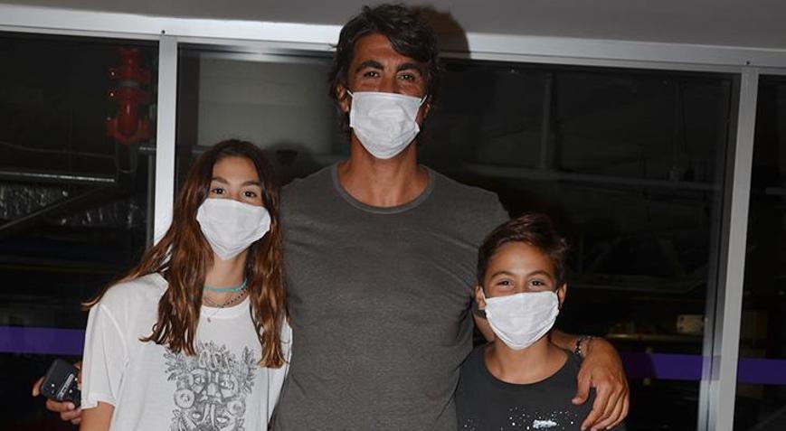 İbrahim Kutluay çocukları ile alışveriş turunda