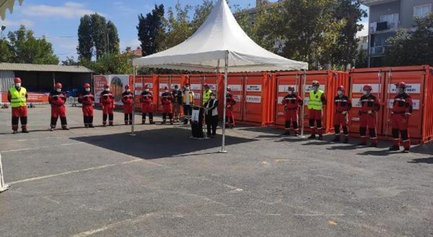 19 mahalleye 19 deprem konteyneri yerleştirildi