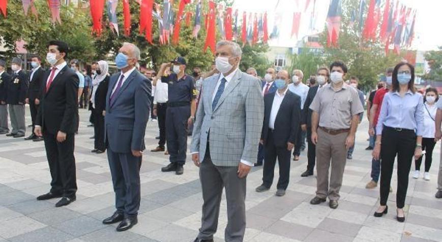 Manyas’ın düşman işgalinden kurtuluşunun yıldönümü sade bir törenle kutlandı