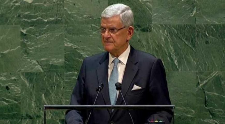 Son dakika... BMde bir ilk Türk Genel Kurul Başkanı Volkan Bozkırdan önemli açıklamalar