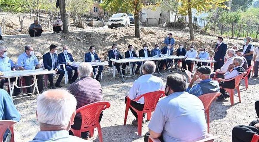 Yeşildere Köyü sakinleri, Vali Erdinçe talep ve sorunlarını iletti