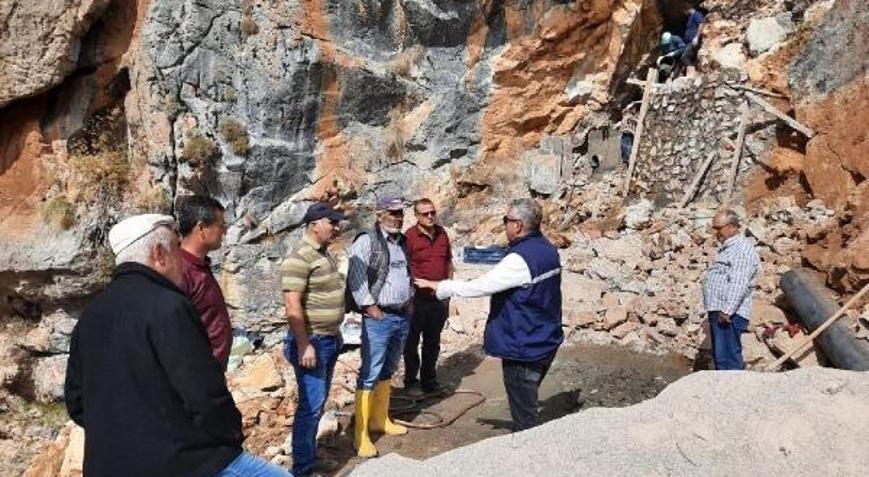 Gündoğmuşda 5 mahallenin içme suyu sorunu çözülüyor