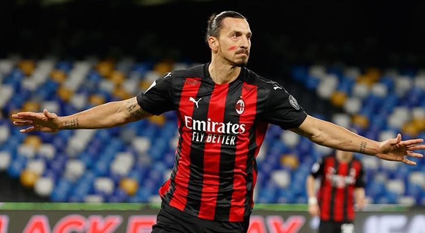 Milan, Napoliyi Ibrahimovic ile yıktı