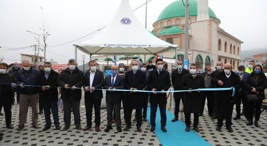 Büyükorhan Meydanı törenle açıldı