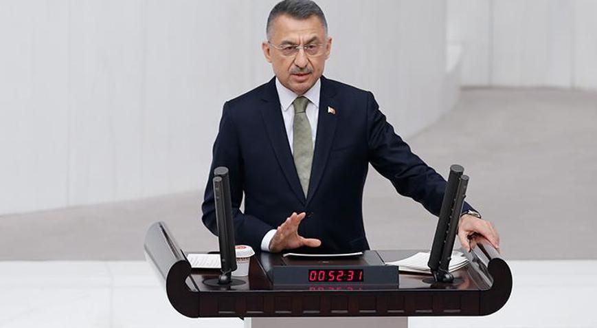 Cumhurbaşkanı Yardımcısı Oktaydan Doğu Akdeniz açıklaması: Kurulan oyunları birer birer bozarız