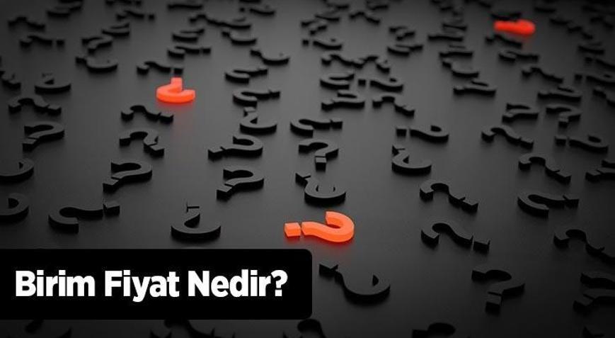 Birim Fiyat Nedir Revize Birim Fiyat Nasıl Hesaplanır