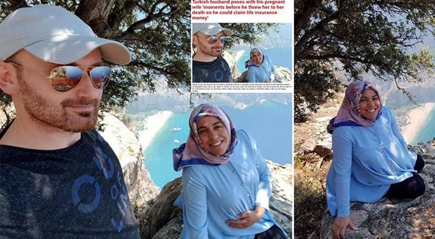 Son dakika: Hamile eşini 300 metreden atan cani koca Hakan Aysal dünya basınında