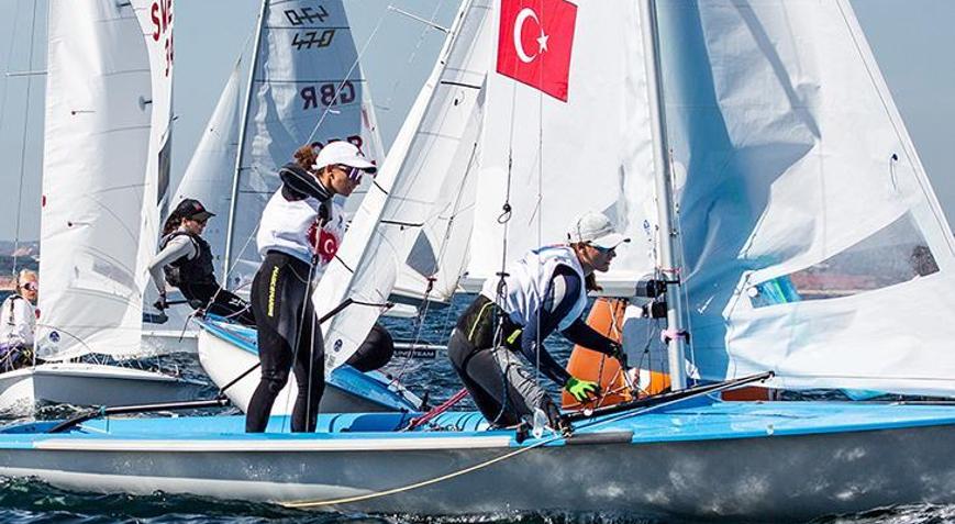 Yelkende tarihi olimpiyat kotası Beste Kaynakçı ve Okyanus Arıkandan büyük başarı