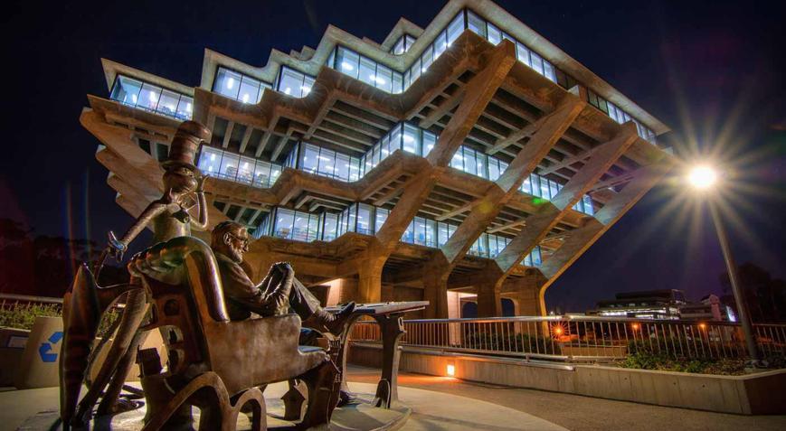 Brütalist mimarinin karakteristik bir Örneği: Geisel Kütüphanesi