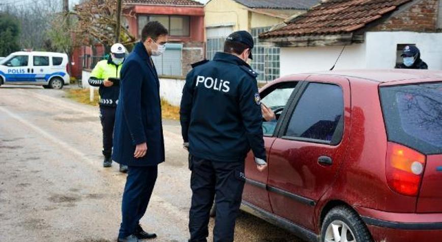 Kaymakam Yıldızdan Kovid-19 denetimi