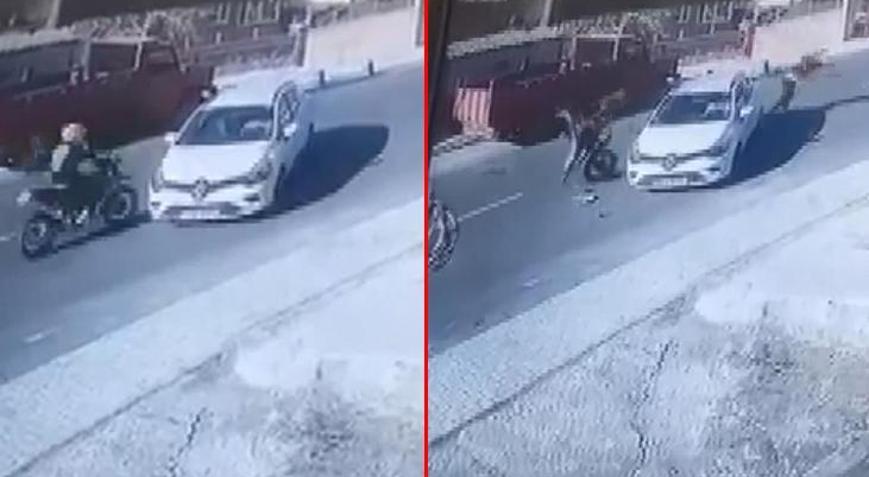 Beykozdaki feci kaza Kaskı sayesinde ölümden döndü