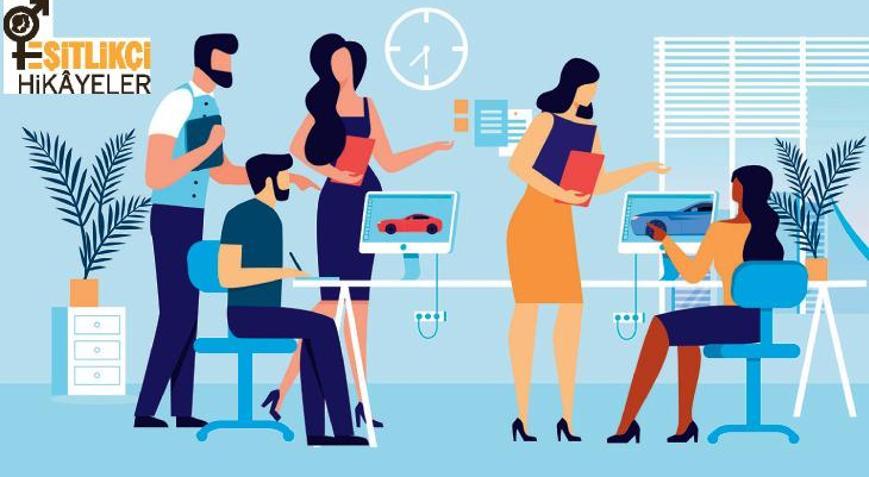 Kadın teknisyenler iş başında