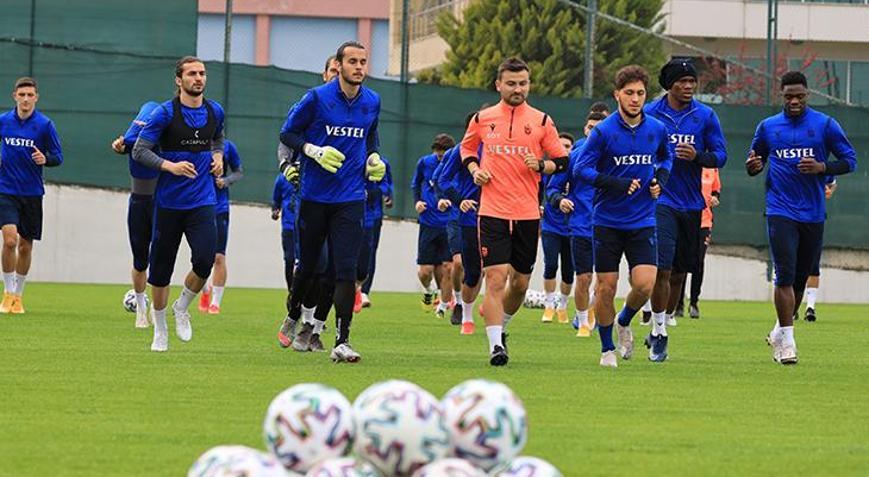 Son dakika - Trabzonspor, Galatasaray hazırlıklarını sürdürdü