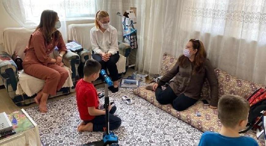 Polis eşlerinden 630 aileye yardım