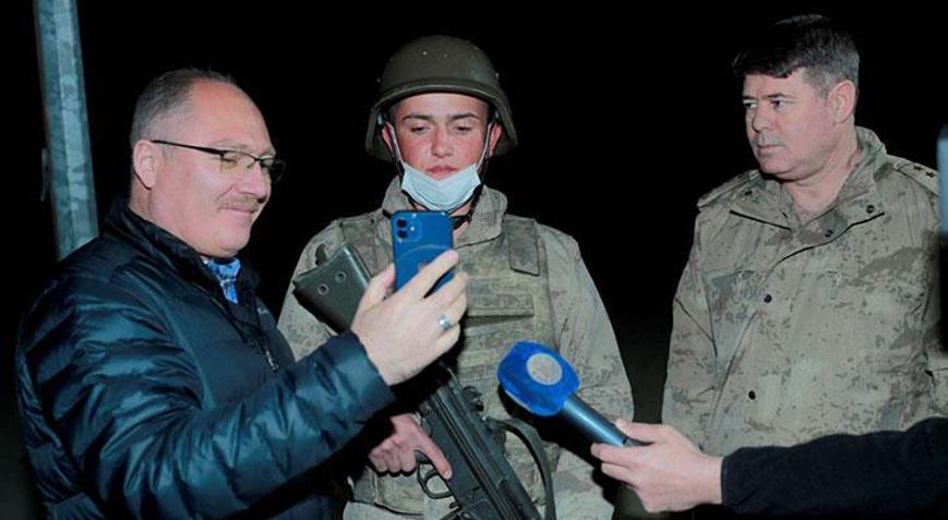 Cumhurbaşkanı Erdoğandan iftar yapan askerlere sürpriz