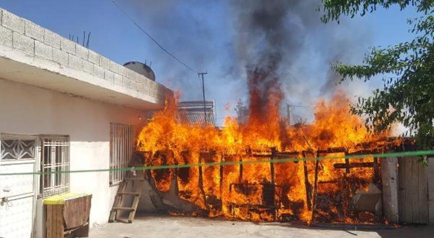 Patlayan trafosu yangına neden oldu