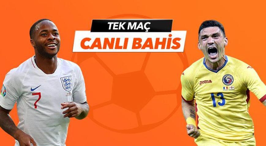İngiltere-Romanya maçı canlı bahis seçenekleriyle Misli.comda