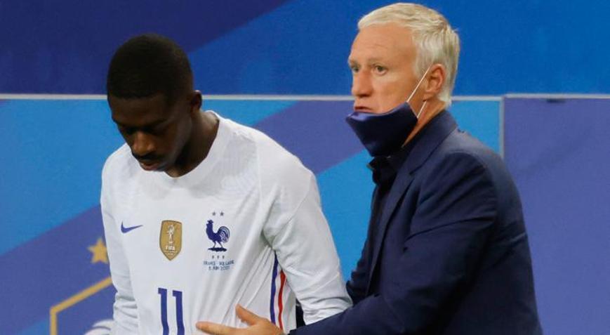 Fransa Milli Takımında sakatlanan Dembele, EURO 2020nin geri kalanında forma giyemeyecek