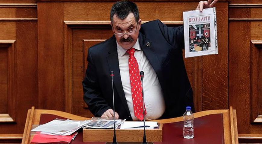 Neo-Nazi Altın Şafakın firari Atinada yakalandı