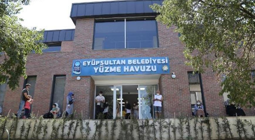 Eyüpsultan Belediyesinin ilk havuzu açıldı