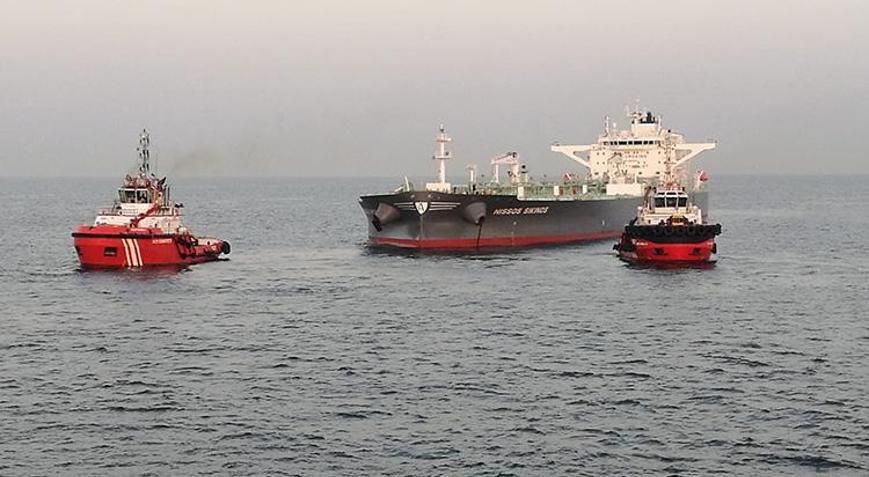 Ambarlı açıklarında 274 metrelik tanker arızalandı