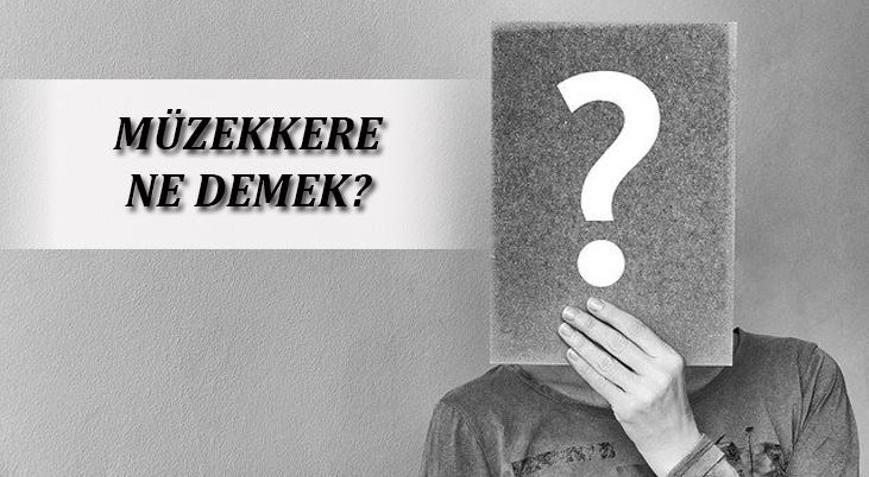 Müzekkere Nedir, TDK Sözlük Anlamı Ne Demek Müzekkere Kim Yazar
