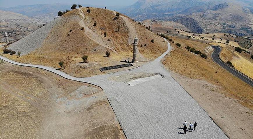 Karakuş Tümülüsünde jeoradar çalışmaları devam ediyor