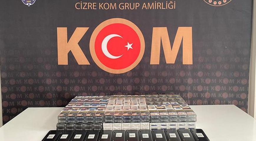 Şırnakta kaçakçılık ve asayiş operasyonları: 42 gözaltı