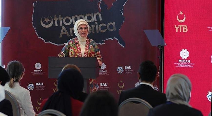 Emine Erdoğan, Osmanlının Amerikası Belgeseli tanıtımına katıldı