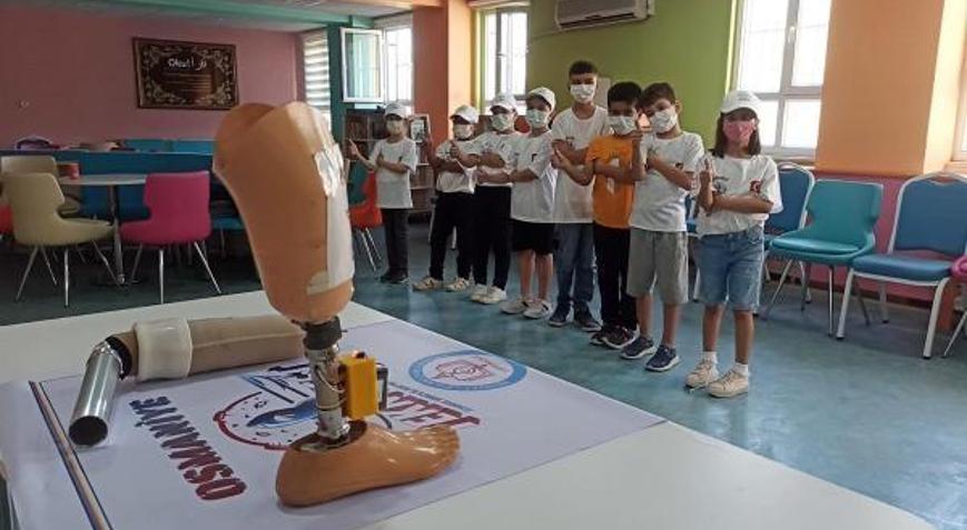 Engelli dedesinin protezinden etkilenerek yaptığı proje TEKNOFEST’te