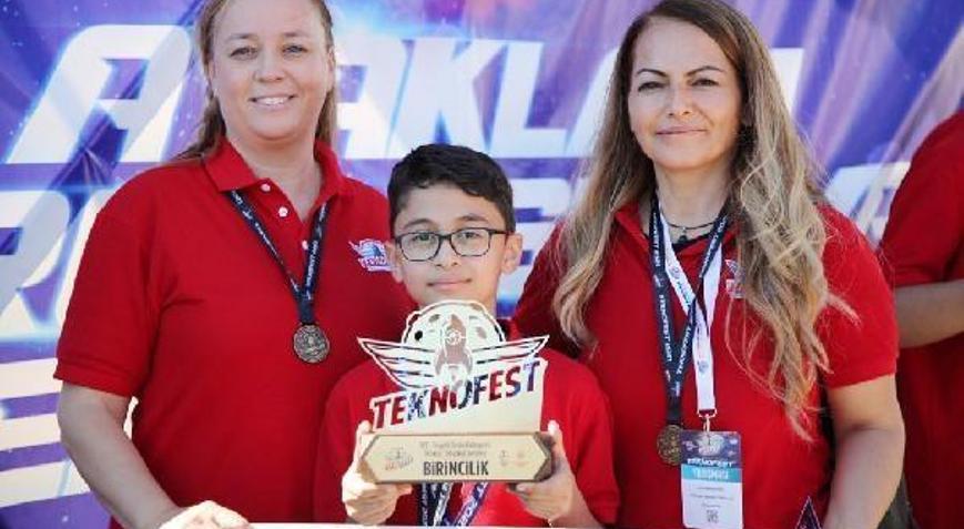 Antalyalı Utku, projesiyle birinci oldu