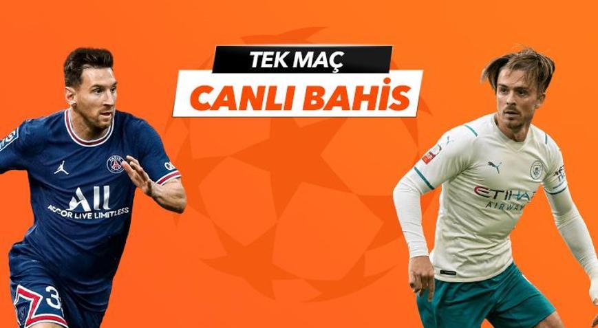 PSG - Manchester City maçı Tek Maç ve Canlı Bahis seçenekleriyle Misli.com’da