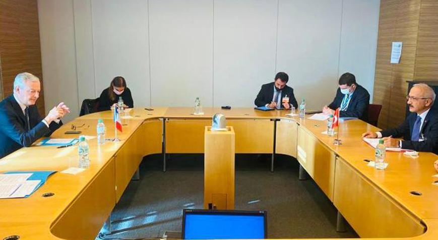 Bakan Elvan, Fransız mevkidaşı Le Maire ile OECD toplantısında görüştü