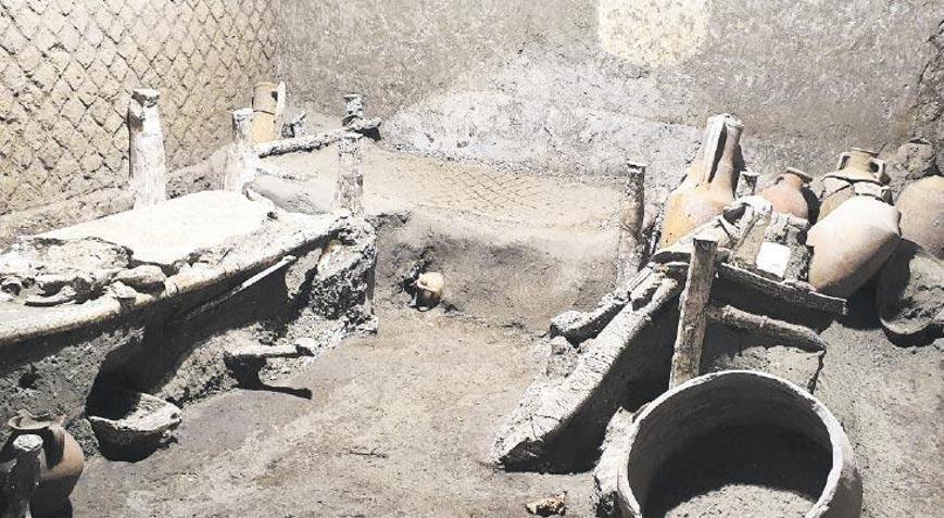 Antik Pompeii’de köle odası