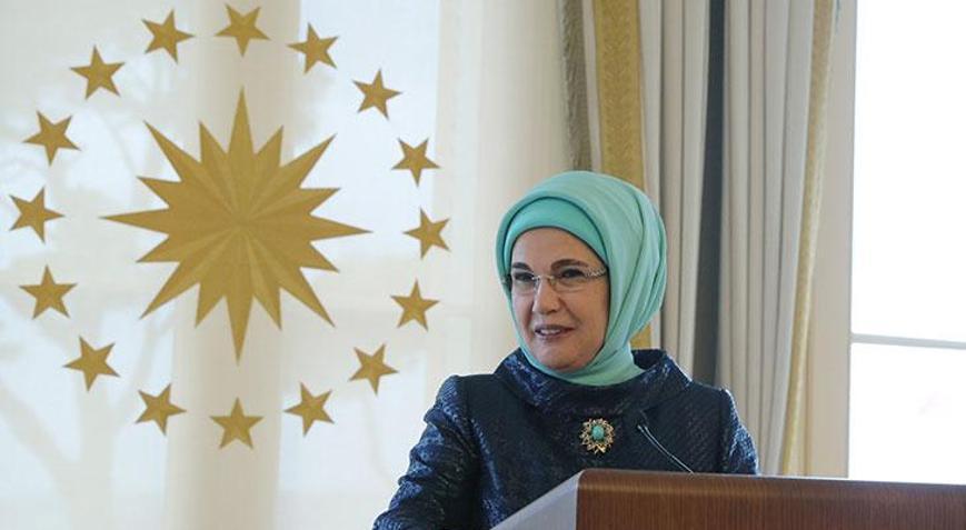 Emine Erdoğan: Türk kadınının güçlü bir aklı, güçlü bir yüreği ve güçlü bir maneviyatı vardır