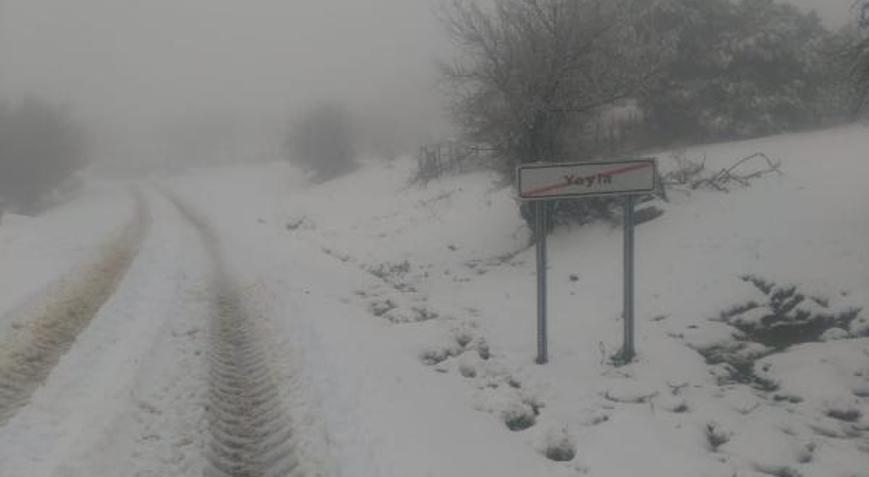 Manyasa mevsimin ilk karı yağdı