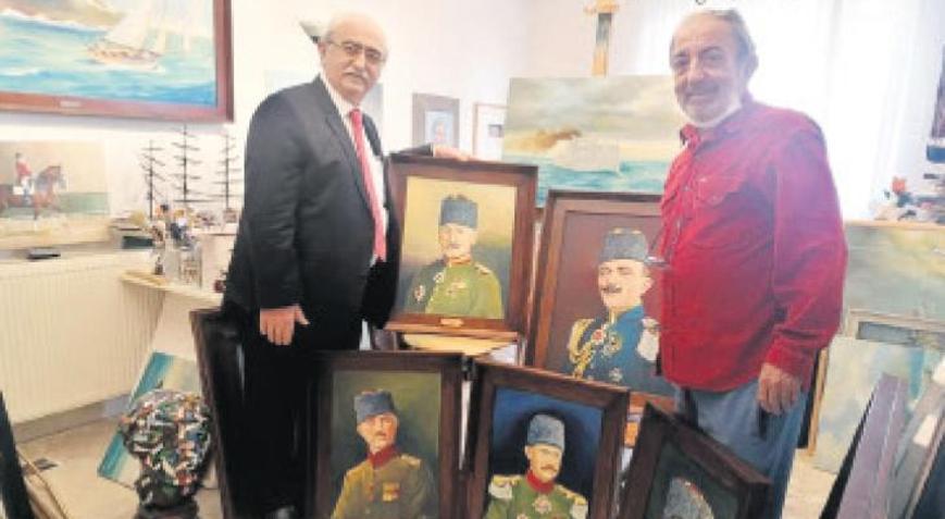 Sarıkamış Cephesi’ni hatırlatan 7 yağlı boya tablo