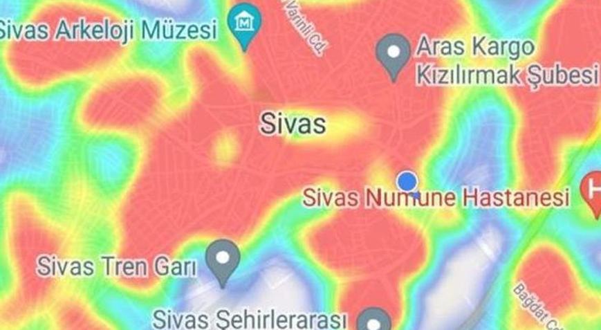 Sivas’ın koronavirüs risk haritasında kırmızı alarm