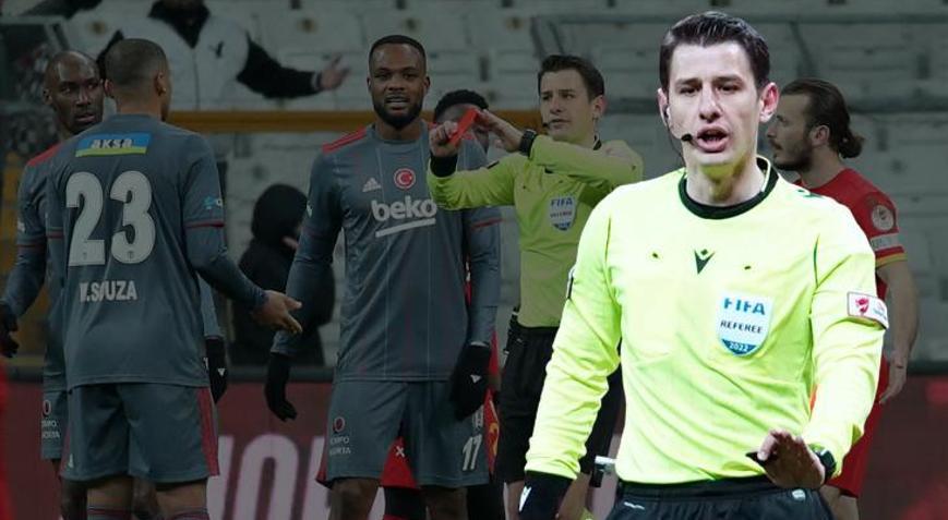 Son dakika haberi: Beşiktaş - Kayserispor maçında ilginç anlar Halil Umut Melerin kararı sonrası...