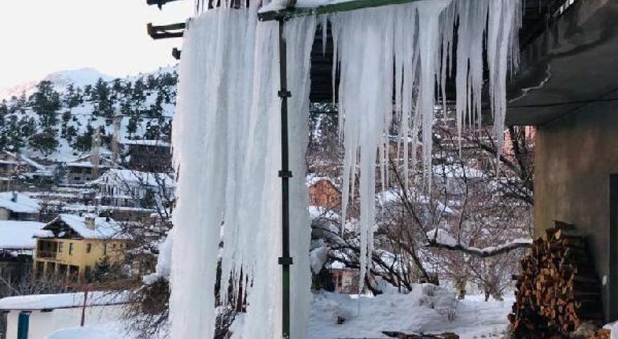 Gündoğmuşta Sibirya soğuğu