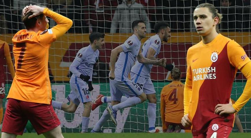 Son dakika haberi: Galatasaray, Avrupaya veda etti Ali Sami Yende ilklerin gecesi