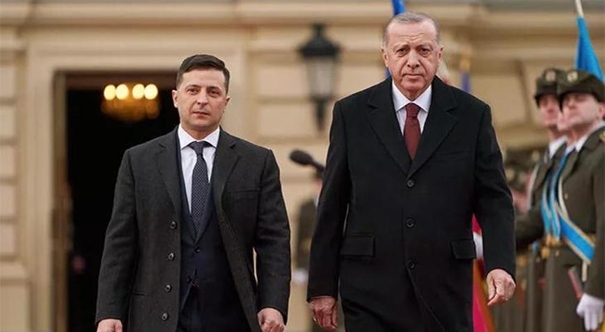Son dakika Cumhurbaşkanı Erdoğan, Zelenskiy ile görüştü