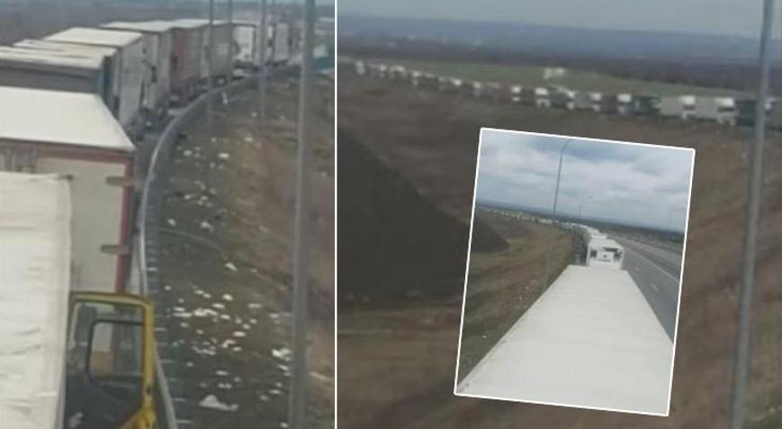 Sınırda mahsur kalan binlerce Türk TIR şoförü 30 gündür bekliyor