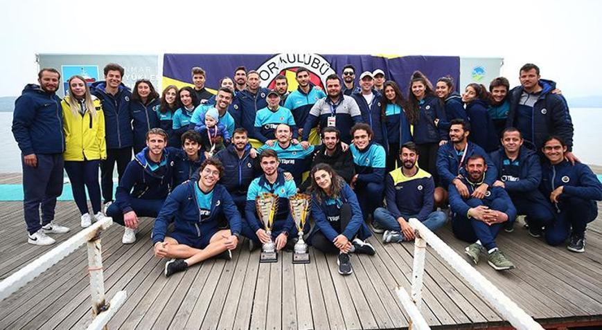 Türkiye Kürek Şampiyonasının galibi Fenerbahçe